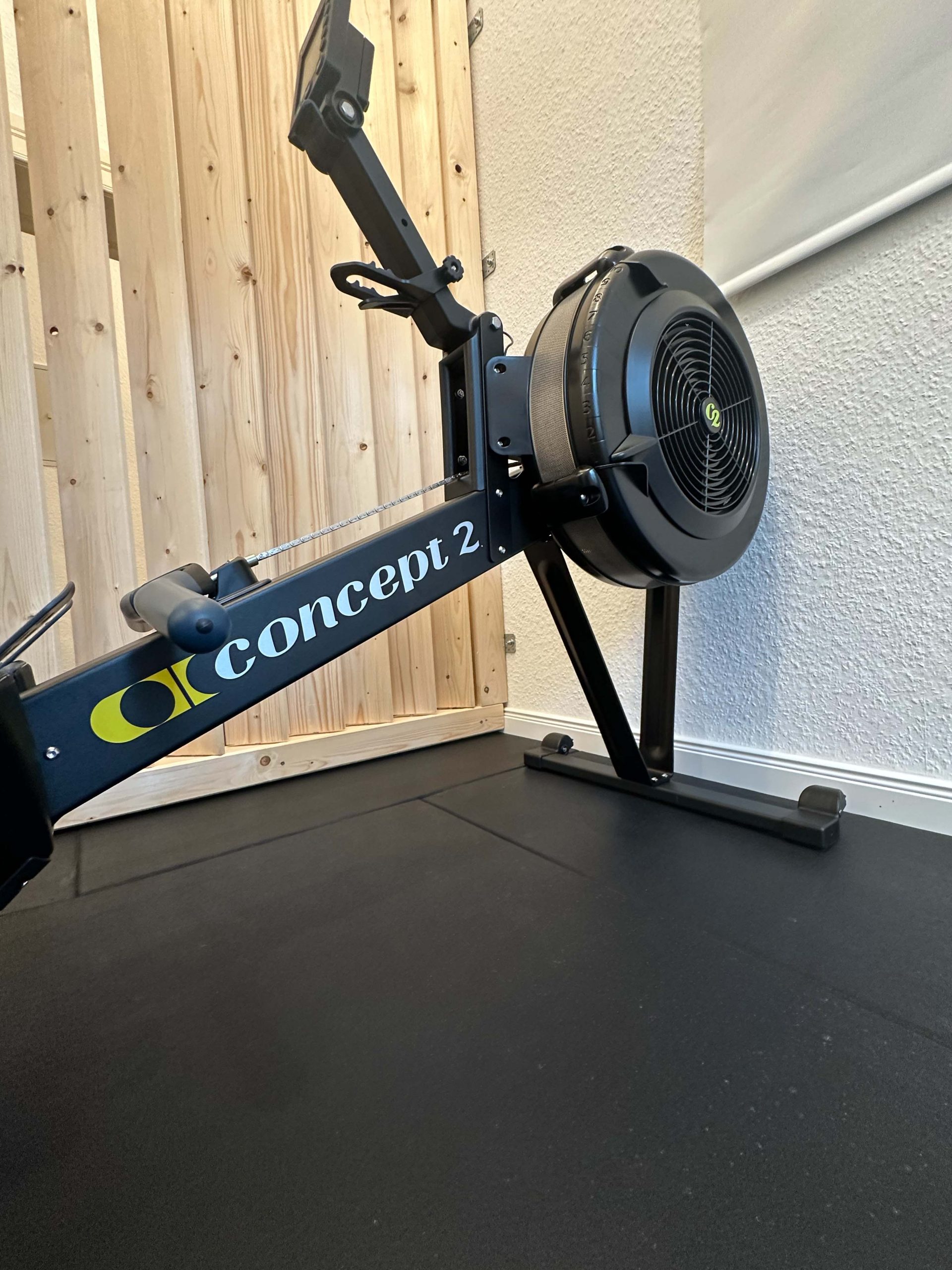 Concept2 Rudergerät im move.room Leipzig für Ausdauertraining bei Carina Lange